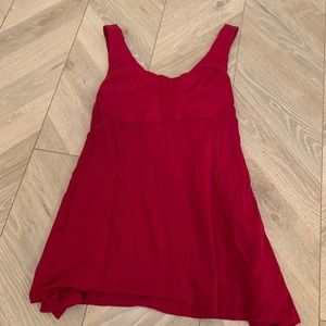 Lululemon 8 Tank Pink Red 8